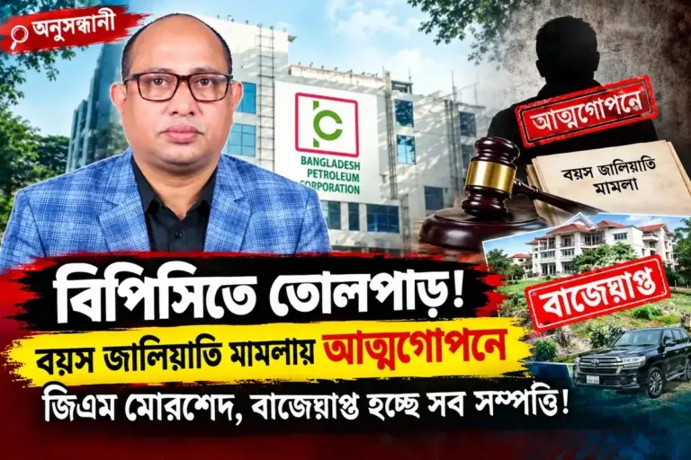 বিপিসিতে তোলপাড়:বয়স জালিয়াতি মামলায় আত্মগোপনে জিএম মোরশেদ, বাজেয়াপ্ত হচ্ছে সব সম্পত্তি